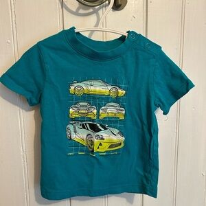 (3/$20) Monkey bars 18m Teal short sleeve car Graphic T-shirt